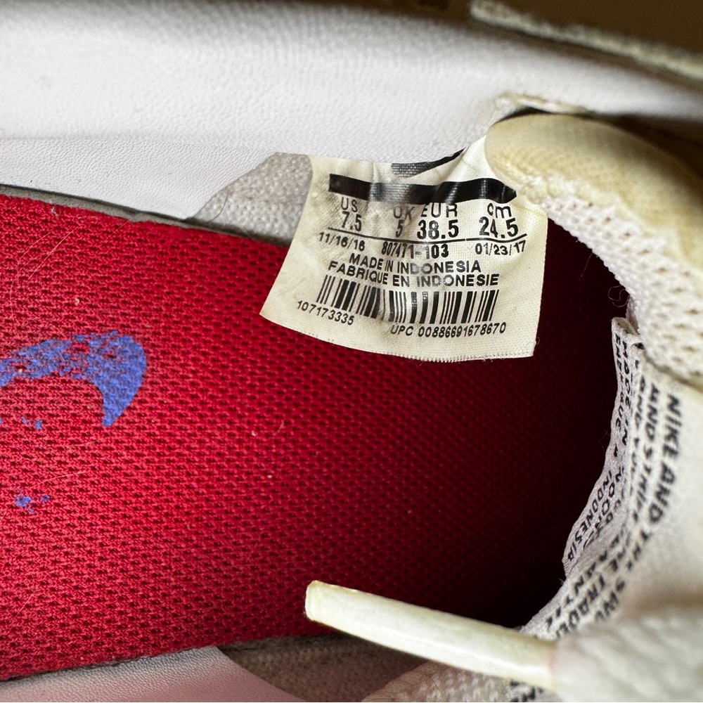 Nike Cortez FORREST GUMP USA WHITE RED BLUE - Picture 2 of 7